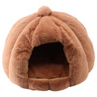 Small Dog Kennel Semi-Closed Yurts Rabbit-Like Plush Autumn and Winter Warm Cat Kennel Pet Kennel