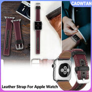 Dây Đeo Bằng Da Cho Apple Watch Dây Đeo Đồng Hồ 45Mm 41Mm 44Mm 40Mm 49Mm