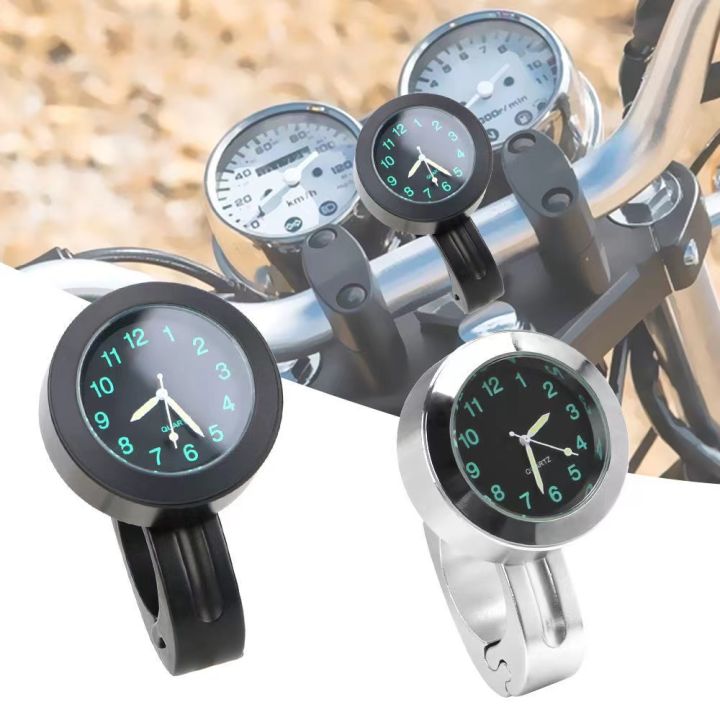 universal78-กันน้ำนาฬิกาส่องสว่างรถจักรยานยนต์ตารางเวลาสกูตเตอร์จักรยาน-motovcross-จัดแต่งทรงผมสำหรับ22-25มิลลิเมตร-h-andlebar