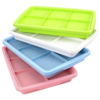 【hot】✑℡✟  2 Layer Planting Dishes Plate Sprouts Growing Seedlings Pots Tray Horticultural Hydroponic System