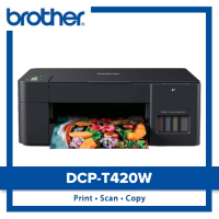 ปริ้นเตอร์ เครื่องพิมพ์ Brother DCP-T420W เครื่องปริ้นเตอร์ มัลติฟังก์ชันอิงค์เจ็ท แท็งก์แท้