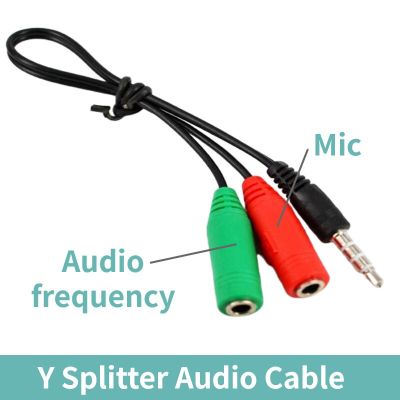 Audio Cable Splitter 3.5mm jack Stereo Headphone Audio 1 To 2 Female Y Splitter Plug 3.5 Jack Cable for Earphone Accessories Cables