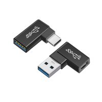 L Shape USB3.1 10Gbps USB 3.0 Type A Male to USB 3.1 Type C USB-C Female AM-CF Converter Adapter Connector