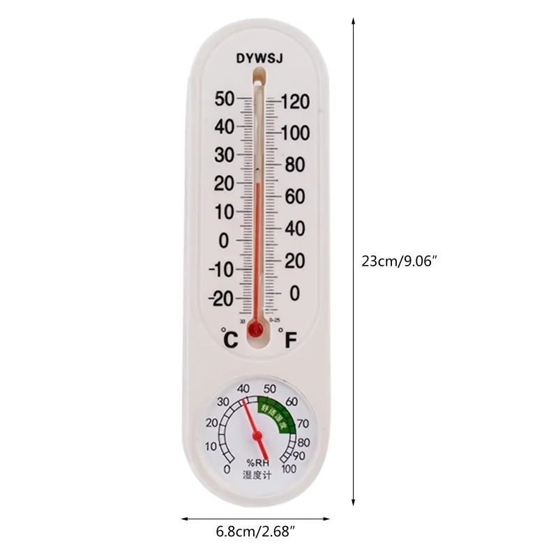 เครื่องวัดอุณหภูมิเครื่องวัดอุณหภูมิความชื้นเมตรที่มีองศาเซลเซียส /ฟาเรนไฮต์  ℃/℉ สำหรับลานสนามห้องใต้ดินสวน Humidors สีเขียว | Lazada.Co.Th