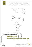 Complete works of Beethovens Piano Sonatas Daniel Barenboim 3dvd-3d9