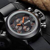 onlcicn Mens Waterproof Calendar Multifunction Chronograph