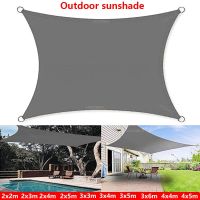 Outdoor awning waterproof shade sail garden awning for patio car canvas awning rectangle swimming pool shade shade sail