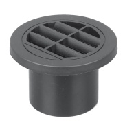 Air Vent Ducting Piece Round Flat Pipe Outlet Exhaust Connector for