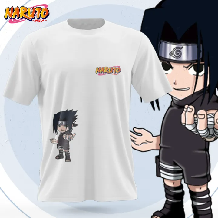 Naruto Anime Sasuke T-Shirt Creative Design, Unisex T shirt, Tees, Tee 100%  Cotton Good Quality (NS25) | Lazada PH