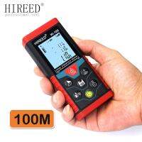 เครื่องวัดเมตรเลเซอร์ HIREED 40เมตร100เมตร120เมตร Rangefinder Trena อุปกรณ์หาพิกัดสร้างวัดอุปกรณ์ไม้บรรทัดเครื่องมือทดสอบ