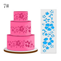 Lace Boder Stencils Pastry Plastic DIY Drawing Mold Tool Cake Decorating Stencil