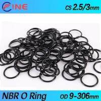 NBR O cincin gasket segel nitril Butadiene karet gelang tekanan tinggi o-cincin perbaikan segel O cincin karet CS 2.5/3mm