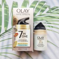 (Olay®) Total Effects Moisturizer With Sunscreen SPF 15, Fragrance Free 50 mL / 100 mL โอเลย์ กันแดด มอยซ์เจอร์ไรเซอร์ บำรุงผิวหน้า ปราศจากน้ำหอม