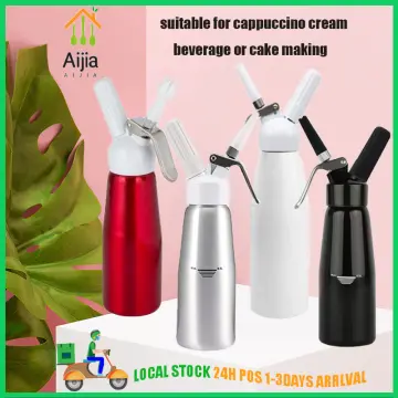 Professional 500ml Whipped Cream Maker Aluminum Siphon Bottle