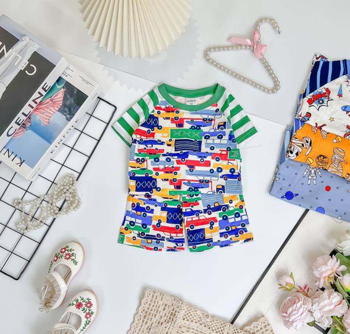 Carters Playset/Terno Shorts for Boys Size 3T to 7T (Runs small 15yo