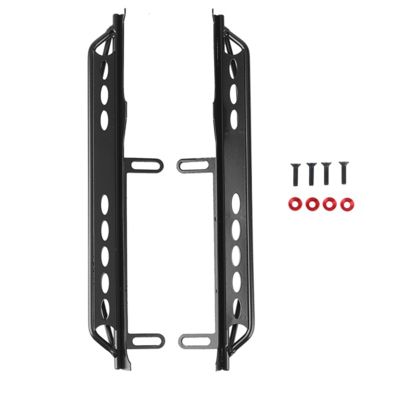 2Pcs Rock Sliders Metal Pedal Side Board Replacement Accessories For 1/6 RC Crawler Car Axial SCX6 Jeep JLU Wrangler Upgrade Parts