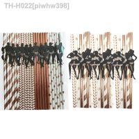 ☜✤✿ 24PCS Gold Paper Straws Bachelor Reusable Paper Straws Bachelorette Decorations Naughty Disposable Party Tableware