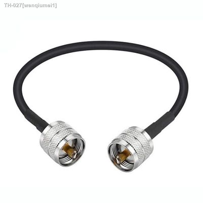 ☫✙☞ JX Store RF Coaxial cable UHF Male to Male Connector UHF PL259 Male to UHF Male PL259 RG58 Pigtail cable 30cm-20m