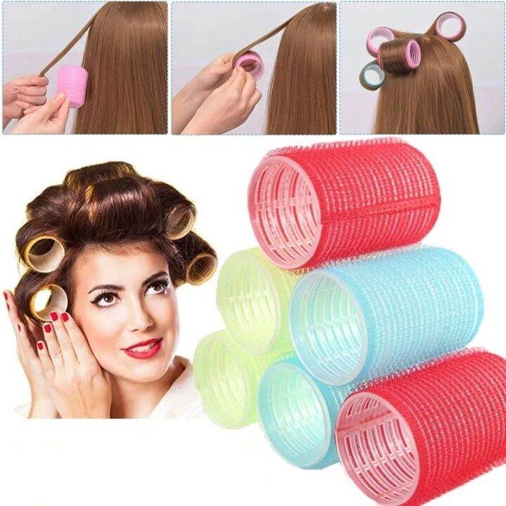 Hairdressing Selfadhesive Hair Curlers Scrunchies Hair Rollers bang