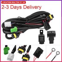 H11Wiring Harness LED Indicators Switch 12V 40A ON/OFF Switch Kits For Jaguar For Suzuki H11 Fog Light Wiring Harness Sockets