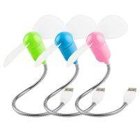 USB Mini Fan Notebook Desktop Cooling Fan Cooler พลาสติกง่ายต่อการพกพาเครื่องปรับอากาศสำหรับคอมพิวเตอร์และ
