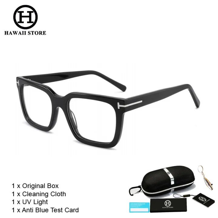 Hawaii Vintage Tom for Man Optical Eyeglasses Acetate Rectangle Frames
