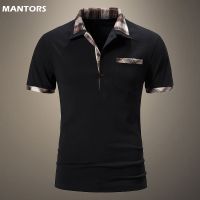 Man Polo Shirt Mens Casual Business 2023 Summer Polo T-shirt Men Short Sleeve 35% Cotton High Quantity Polo Mens Clothing New Towels