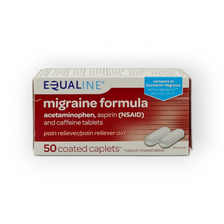 (USA) Equaline Migraine Formula. 50 Coated tablets. | Lazada PH