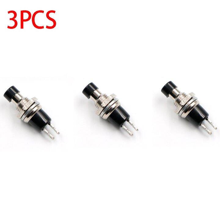 3ชิ้นสวิทช์เปิด-ปิด-spst-1ปกติติดต่อ2หมุดรุ่นไฟ2250vac-1a-125vac-3a-pushon