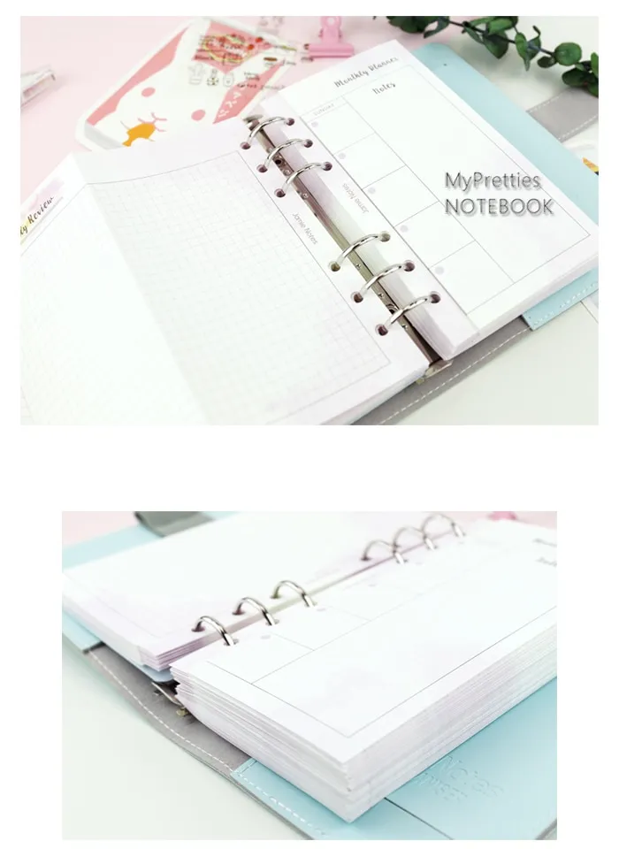 MyPretties Fantasy Daily Planner Refill Papers 40 Sheets A5 A6
