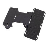 RC Carbon Fiber Front Battery Holder Battery Mounting Plate for Axial SCX10 90022 Car Model Accs