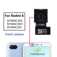 กล้องมองหลังด้านหน้าด้านหลังแบบดั้งเดิมสำหรับอะไหล่ Xiaomi Redmi 6โมดูลกล้องหลักหันหน้าไปทางด้านหน้าสายเคเบิลงอได้ด้านหลัง