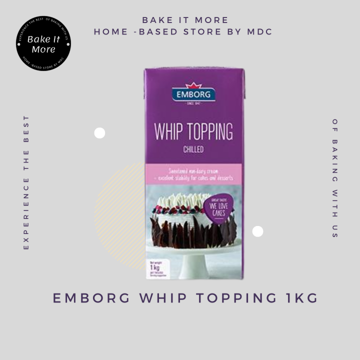 Whip Topping 1L Exp Oct2024 Lazada PH