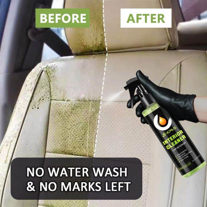 Car Interior Cleaner Spray Stains Remover for Leather Fabric Plastic