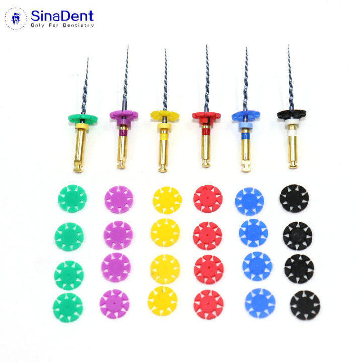 100pcs Dental Endo Files Stoppers Disinfection Dental Files Counters
