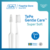 (แพ็ค 1 ชิ้น) TePe Gentle Care™ เทเป เจนเทิล แคล แปรงสีฟัน ขนแปรงนุ่มมาก สำหรับผู้มีผ่านศัลยกรรมช่องปาก เนื้อเยื่อบาง