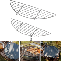 สแตนเลสบาร์บีคิวตารางตั้งแคมป์ทำอาหารเบเกอรี่สุทธิระบายความร้อนชั้นวางลวดตารางเค้กชั้นวางอาหารไฟทำอาหารย่างบาร์บีคิวตะแกรงเครื่องมือ