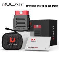 10ชิ้น10ชิ้น BT200 MUCAR Pro อายุการใช้งานฟรีทั้งหมด Car ระบบเต็มรีเซ็ต15 Obd 2อุปกรณ์วิเคราะห์บลูทูธเครื่องอ่านโค้ดสแกนเนอร์ Obd2เครื่องอ่านโค้ด