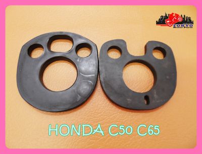 HONDA C50 C65 HANDLE BASE RUBBER SET (2 PCS.) // ยางรองแฮนด์ HONDA C50 C65 (เซ็ท 2 ชิ้น) สินค้าคุณภาพดี