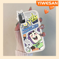 YIWESAN เคสสำหรับ Xiaomi POCO M3 Pro 4G POCO M3 Pro 5G Redmi Note 10 5G Note 10T 5G Note 11 SE 5G เคสน่ารักบัซไลท์ปีซิลิโคนนิ่มป้องกันเลนส์หลายสีเคสมือถือกันกระแทกเคสทนและรอยขีดข่วน