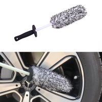 Car Wash Brush Microfiber Car Wheel Brush Spoke Rim Cleaning Brush Microfiber Wheel Cleaner Brush Car Detailing Auto Care Tool
