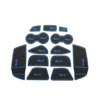 สำหรับ Ford Focus 3 12-14 Latex รถประตู Groove Mat Cushoin Slip Protection Gate Slot Pad ภายในรถ Dcoration