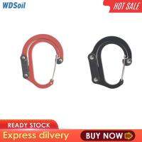 WDSoil ไม้แขวนเสื้อ2Pcs ใช้งานหนักสำหรับคลิปหนีบ Carabiner กระเป๋าเป้สะพายหลังสำหรับกระเป๋าเป้สำหรับปีนเขา