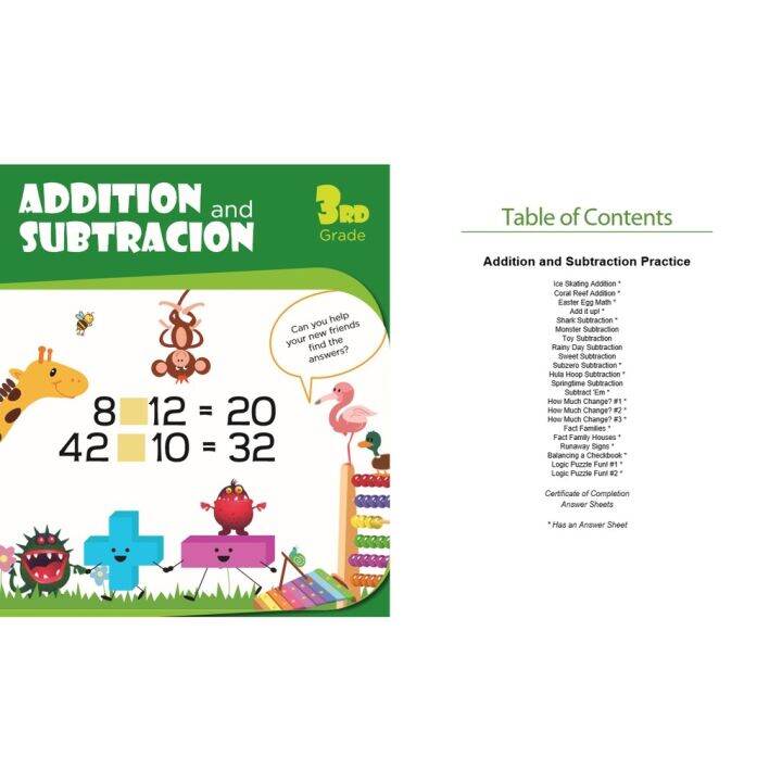 Grade 3 Math Activity Worksheets / Workbook | Lazada PH