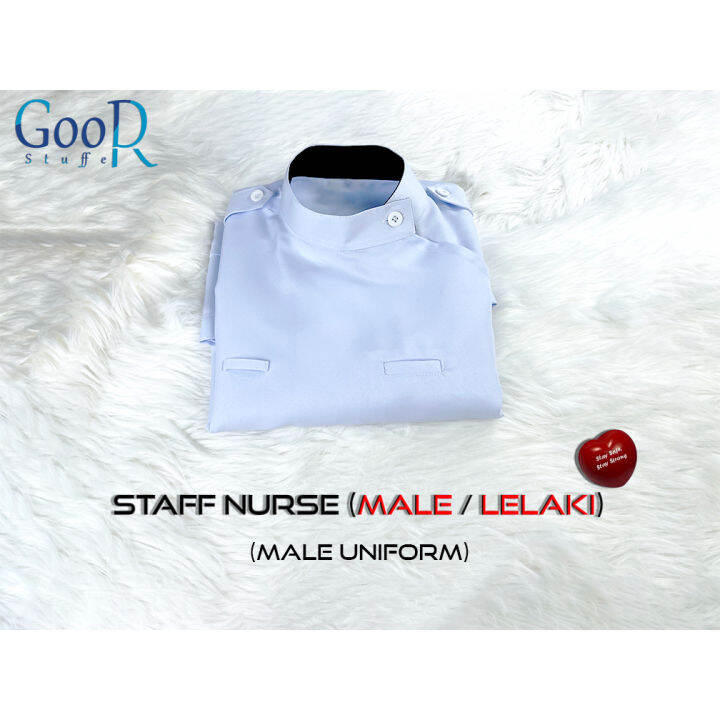 ***SN MALE*** STAFF NURSE LELAKI [NURSE UNIFORM JURURAWAT]♦️ KKM | Lazada