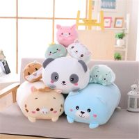 30cm Cartoon Cute Animal Pillow Penguin Pig Frog Plush Toy Soft Stuffed Fat Dog Cat Totoro Cushion Kid Girl Birthday Gift