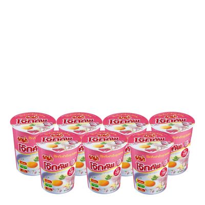 สินค้ามาใหม่! มาม่าคัพ โจ๊กกึ่งสำเร็จรูป รสหมู 35 กรัม x 6 ถ้วย Mama Cup Jok Pork 45 g x 6 ล็อตใหม่มาล่าสุด สินค้าสด มีเก็บเงินปลายทาง