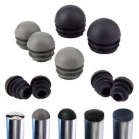 Plastic tube Insert plug 16-50mm Round Steel pipe End Blanking Caps non slip furniture leg decorative dust cover floor protector Pipe Fittings Accesso