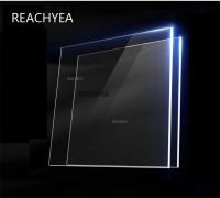 ♈ 2pcs Large Square Plexiglass Transparent Clear plastic Sheet acrylic board organic glass polymethyl methacrylate Thickness 1mm