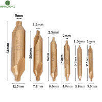 MegaChoice 6ชิ้น Hss ไทเทเนียมเคลือบคอมโพสิตศูนย์ชุดสว่านสว่านจุด Countersink บิต1.0/1.5/2/2.5/3.0/5 0มม